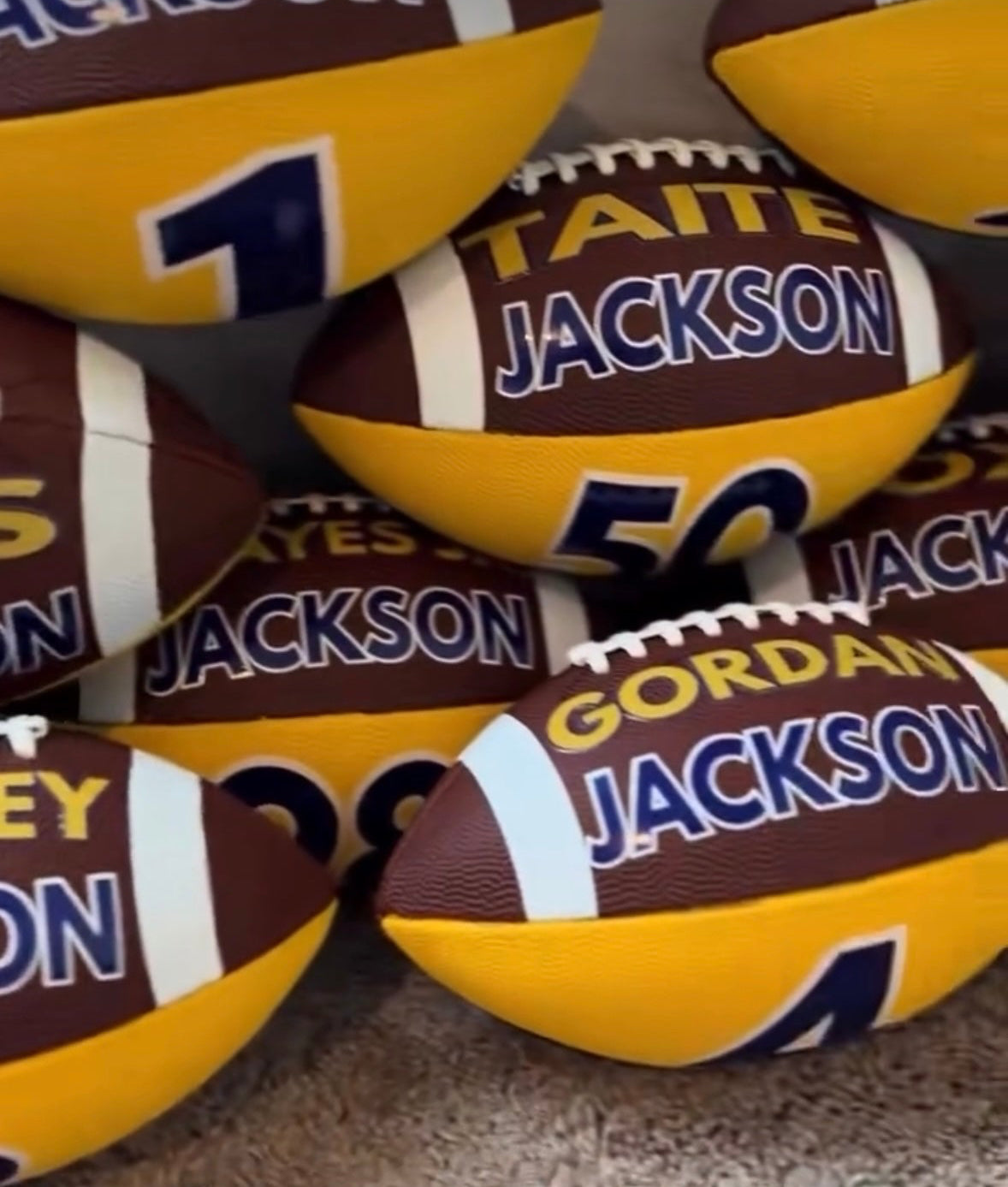Group Discounted Rate On Custom 9"Footballs