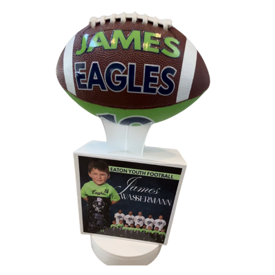 Custom Youth Size Box & Football Set