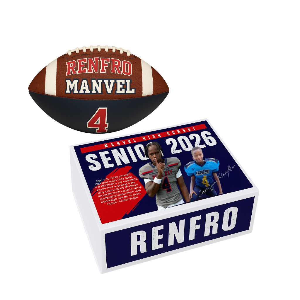 Custom Standard Size Box & Sports Ball Set