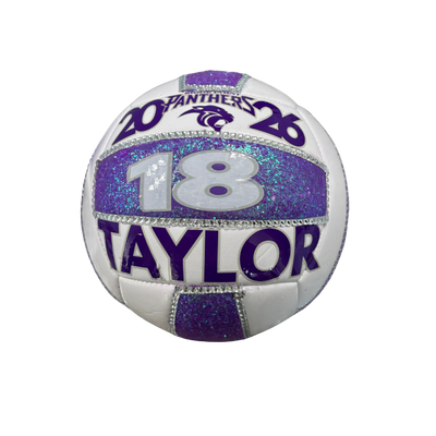 Custom Glitter Volleyball