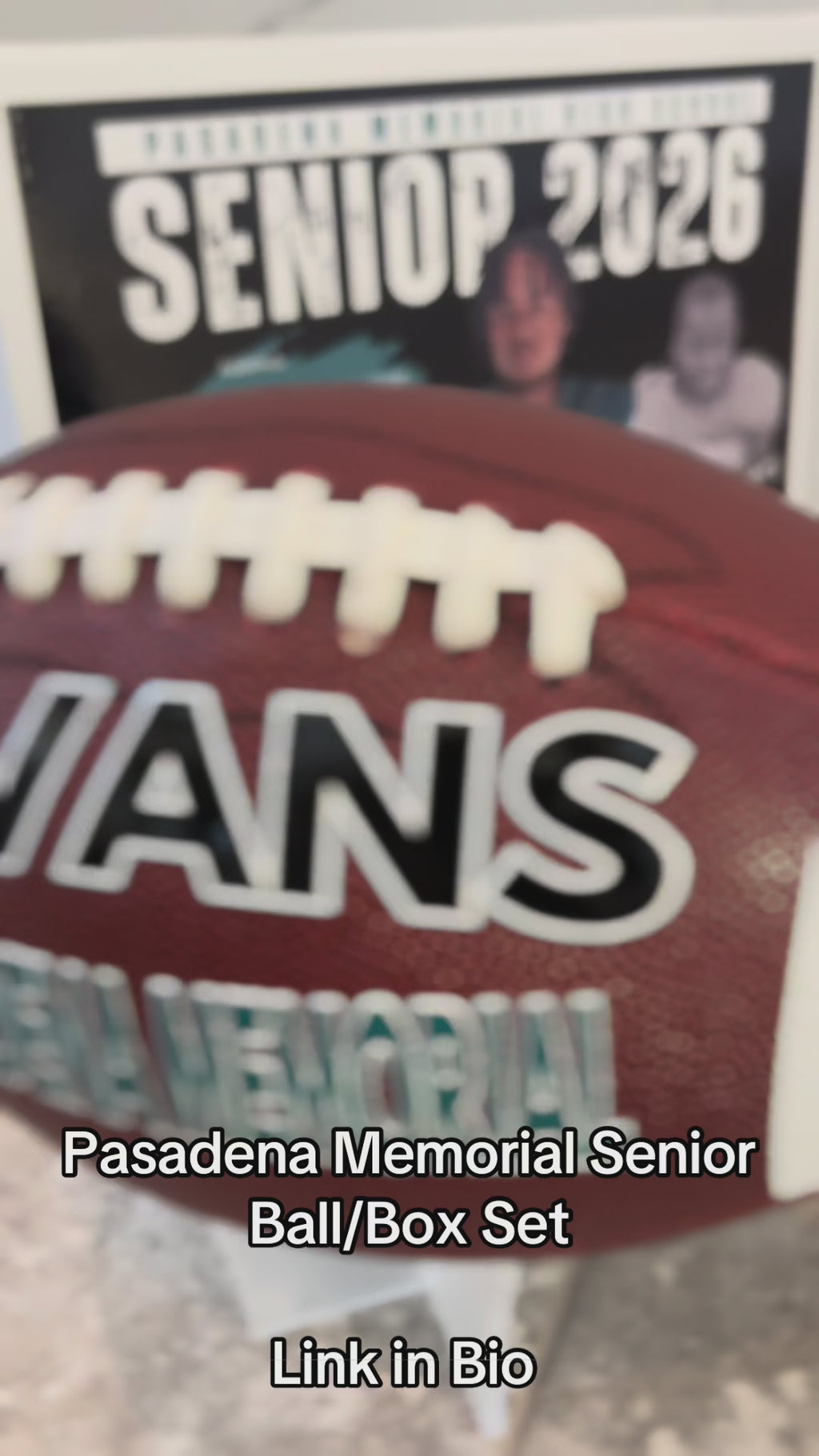 Custom Standard Size Box & Sports Ball Set